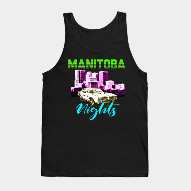 Manitoba Nights Tank Top by Canada Is Boring Podcast